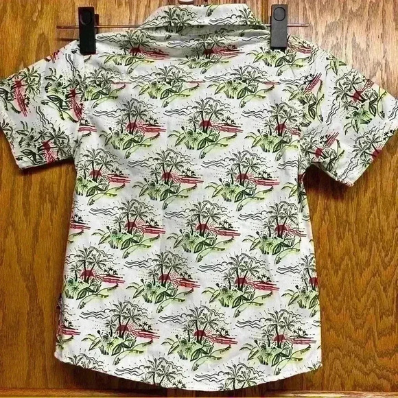 Kids‎ American Hawk size 4T tropical button up - Picture 2 of 4